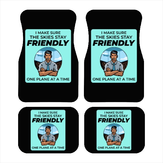 Air Traffic Controller ATC Aviation Humor Flight Car Mats