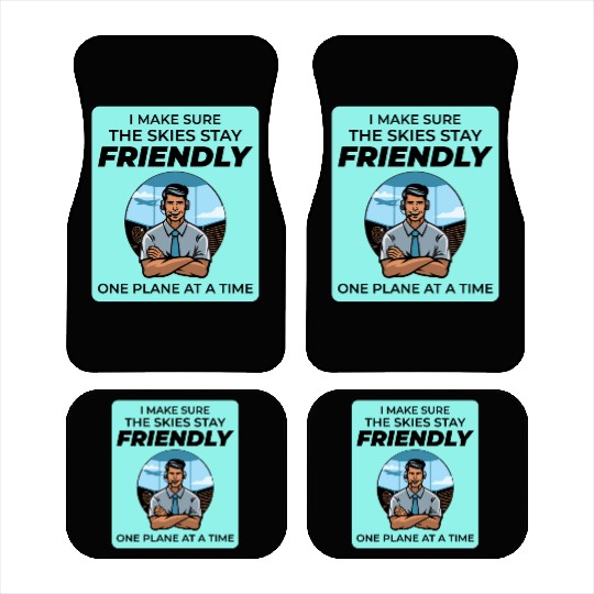 Air Traffic Controller ATC Aviation Humor Flight Car Mats