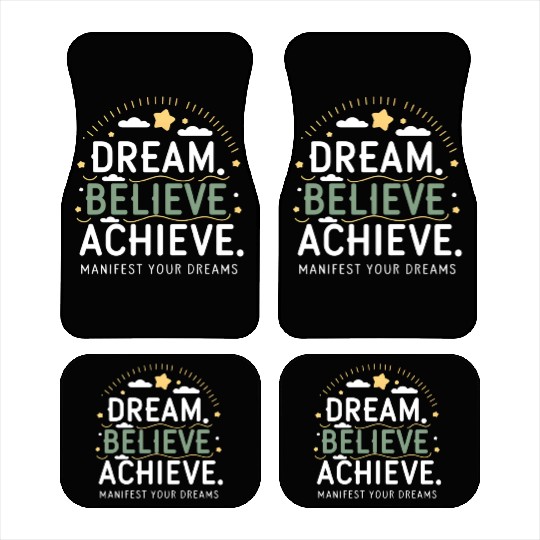 Manifest Your Dreams Car Mats