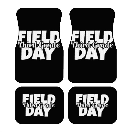 Field Day 2024 3rd Third Grade School Teacher Car Mats