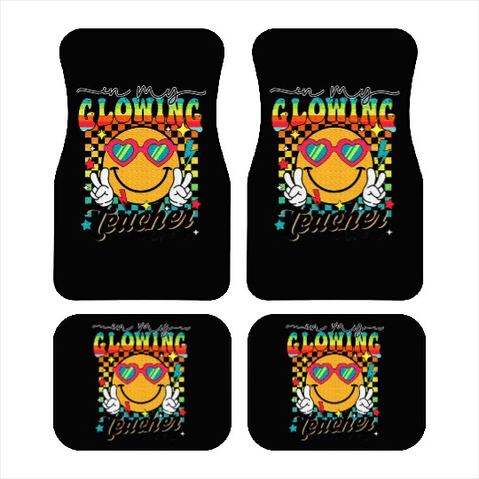 Last Day of School Teacher In My Glowing Teacher Car Mats