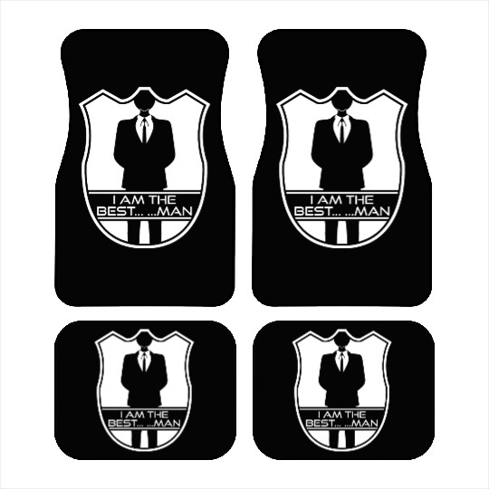 Best Man Groomsmen Bride Groom Car Mats