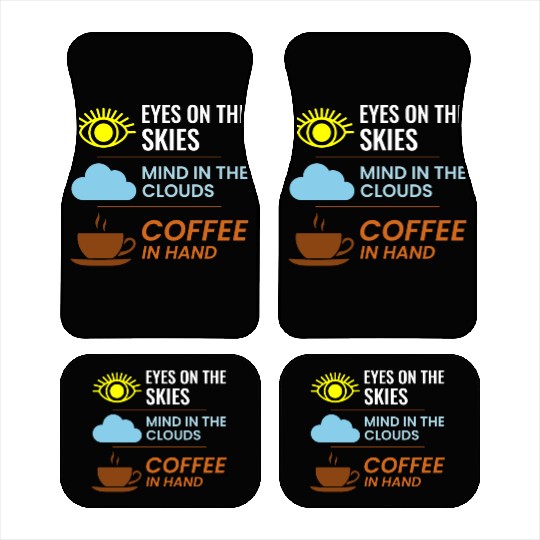 Air Traffic Controller Coffee ATC Aviation Humor Car Mats