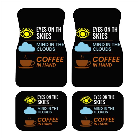 Air Traffic Controller Coffee ATC Aviation Humor Car Mats