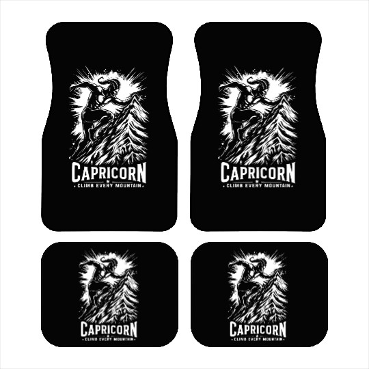 Capricorn Climb every mountain Car Mats