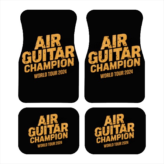 AIR GUITAR CHAMPION WORLD TOUR 2024 Car Mats