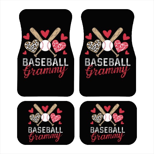 Baseball Grandma Grandmother Grandparents Day Car Mats