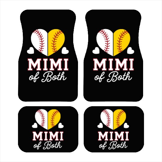 Baseball Grandma Grandmother Grandparents Day Car Mats