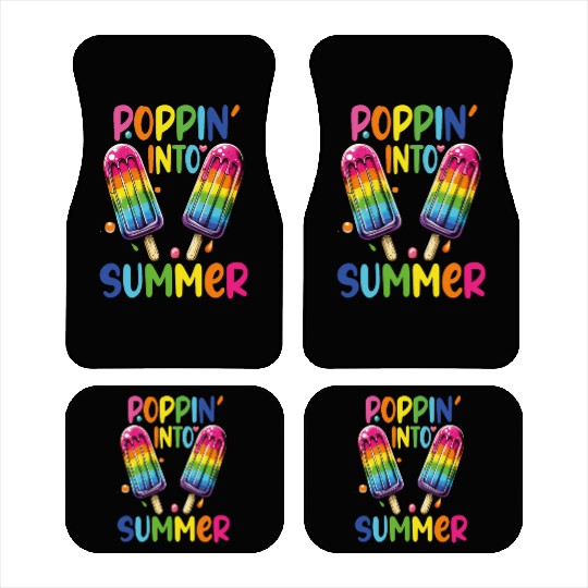 poppin into summer Bye Bye School Car Mats