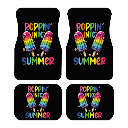 poppin into summer Bye Bye School Car Mats
