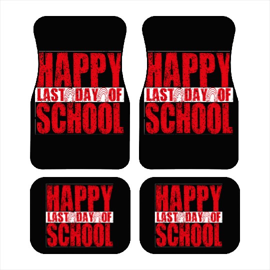 hello teacher Happy day preschool summer student Car Mats