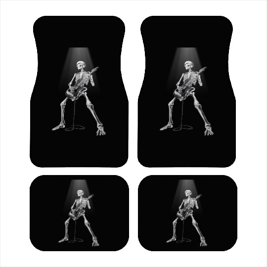 Skeleton Guitar Rock Electric Car Mats