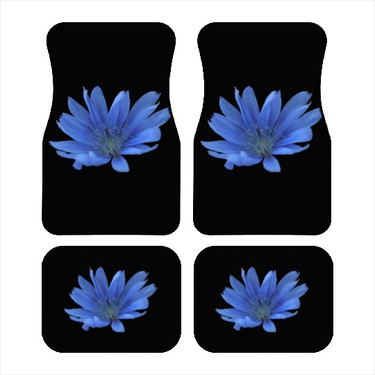 blue flower blueweed purple blossom Car Mats
