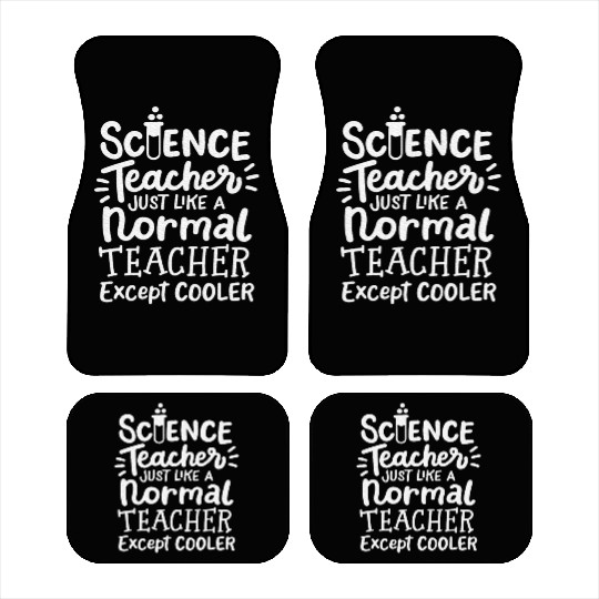 Science Teacher Chemistry Teacher Physics Car Mats