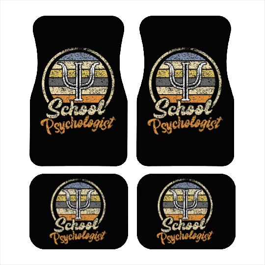 School Psychologist Teacher Psychology School Car Mats