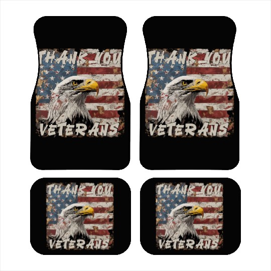 Veterans day 4th of Juli USA US Patriot Car Mats