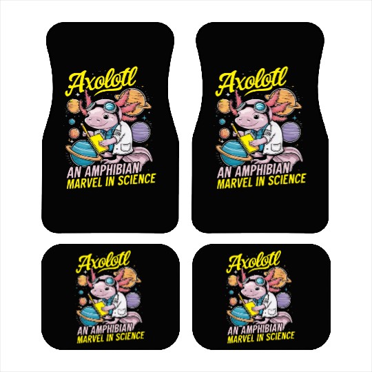 Axolotl Science Teacher Mexican Salamander Car Mats