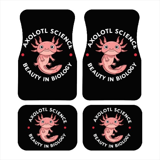Axolotl Science Teacher Mexican Salamander Car Mats