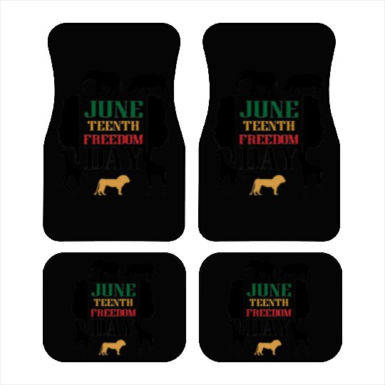 "Juneteenth Car Mats