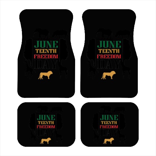 "Juneteenth Car Mats