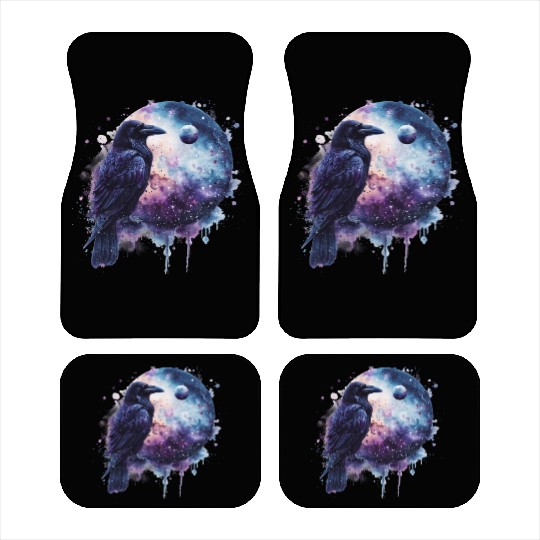 Celestial Raven Clipart Clipart, Crow Bird Witch Car Mats