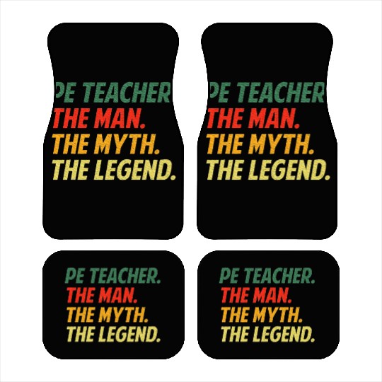 Cool PE Teacher Art Physical Education Teacher Car Mats