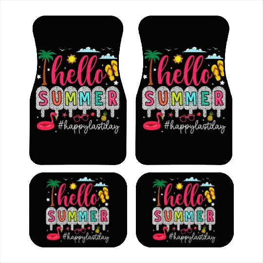 Happy Last Day of School Teacher Car Mats