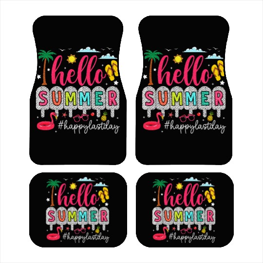 Happy Last Day of School Teacher Car Mats