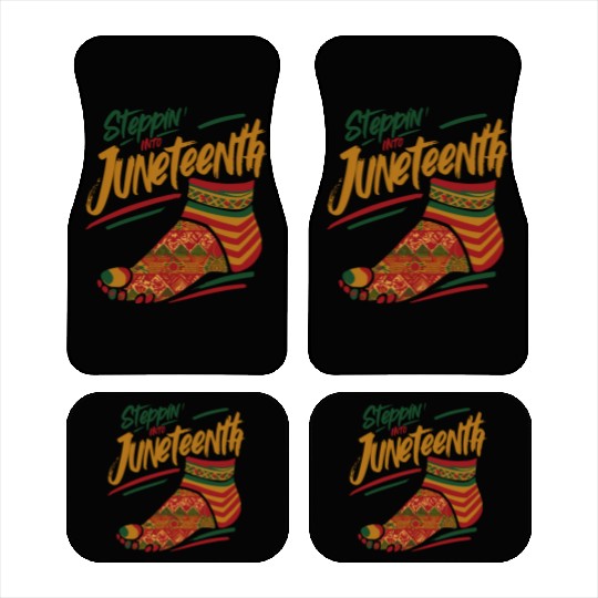 Stepping into juneteenth 1865 independence day Car Mats