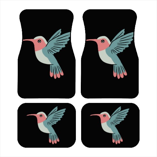 Flying Hummingbird Car Mats