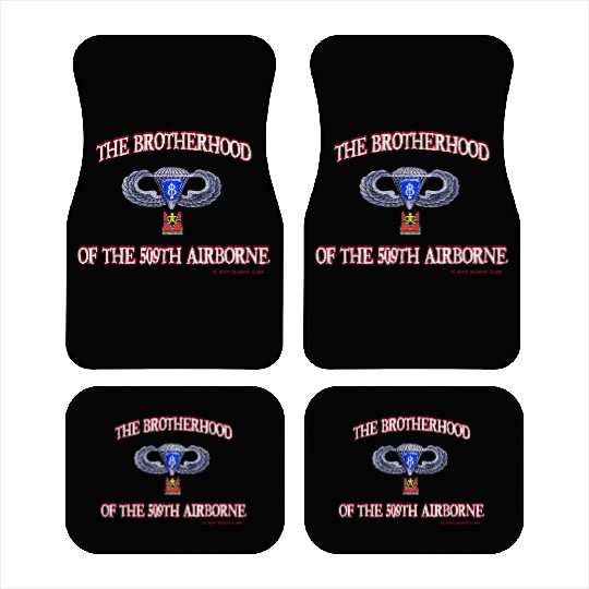 Ol Koot Designs BROTHERHOOD AIRBORNE Car Mats