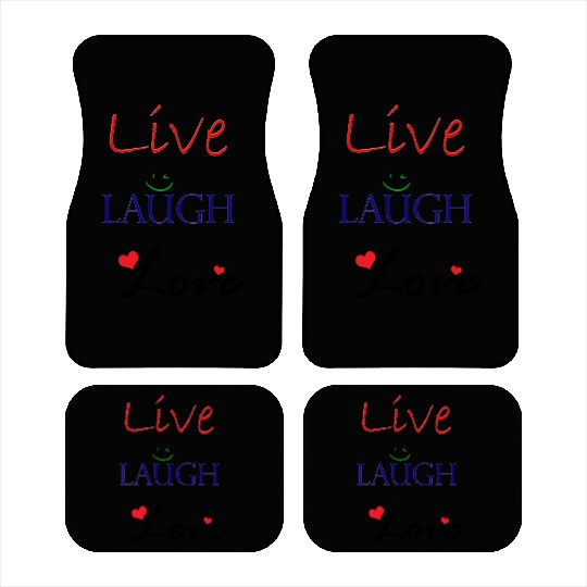 Live Laugh Love Car Mats