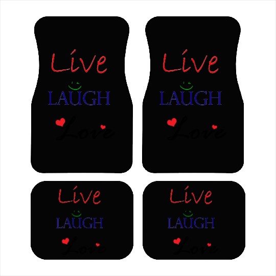 Live Laugh Love Car Mats