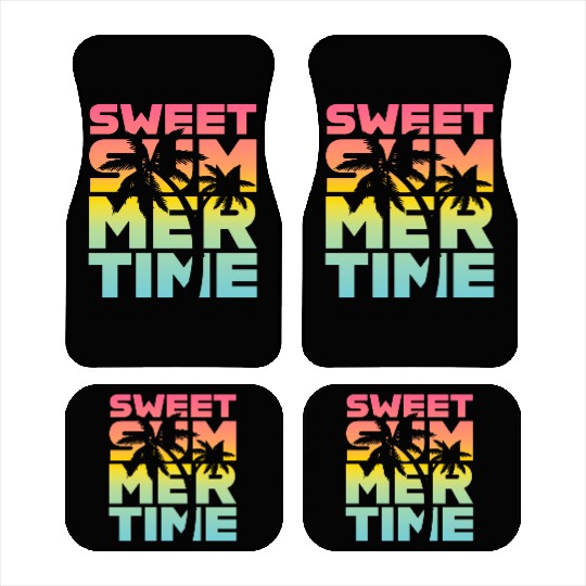 Sweet Summer Time Car Mats