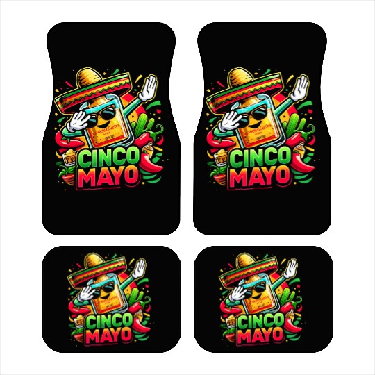 Cinco de Mayo Tequila Bottle Car Mats