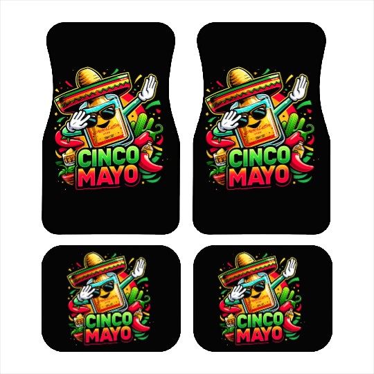 Cinco de Mayo Tequila Bottle Car Mats