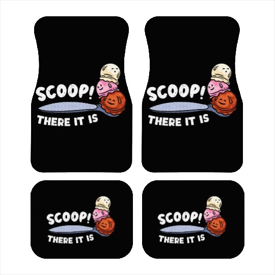 Ice Cream Summer Foodie Ice Cream Lover Car Mats