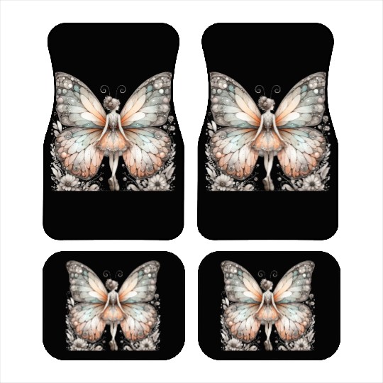 Fairy Butterfly "Graceful Fairy Butterfly" Car Mats