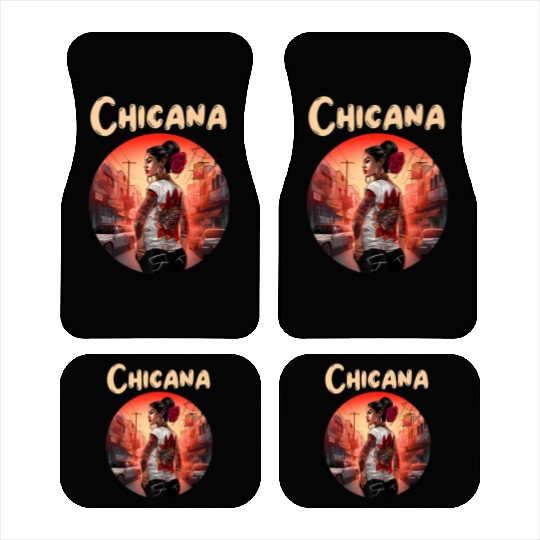 Chicana Lowrider Clothes Mexican American Car Mats