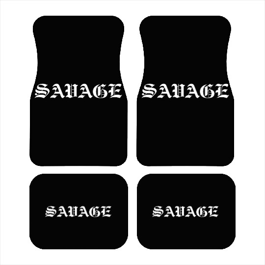 Savage King - Fearless Lion Graphic Car Mats