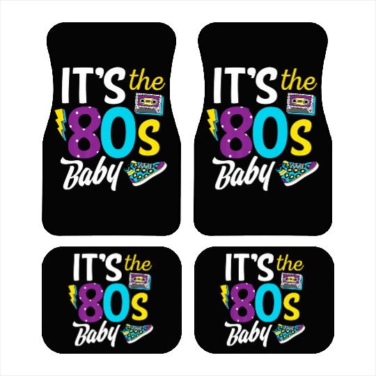 Vintage 80s Clothes Premium Car Mats