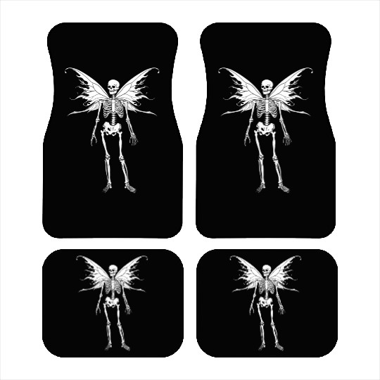 Fairy Grunge Fairycore Aesthetic Skeleton Car Mats