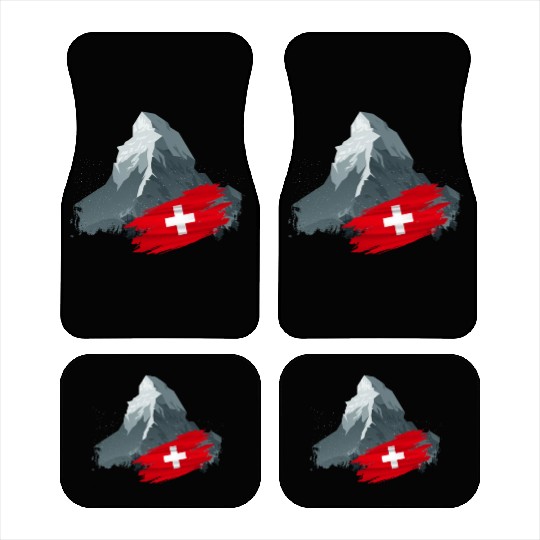 Vacation Skiing, Hiking, Mountain Switzerland Car Mats
