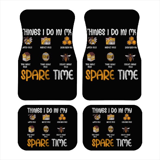 Honey Bee Bees Useful Summer Car Mats