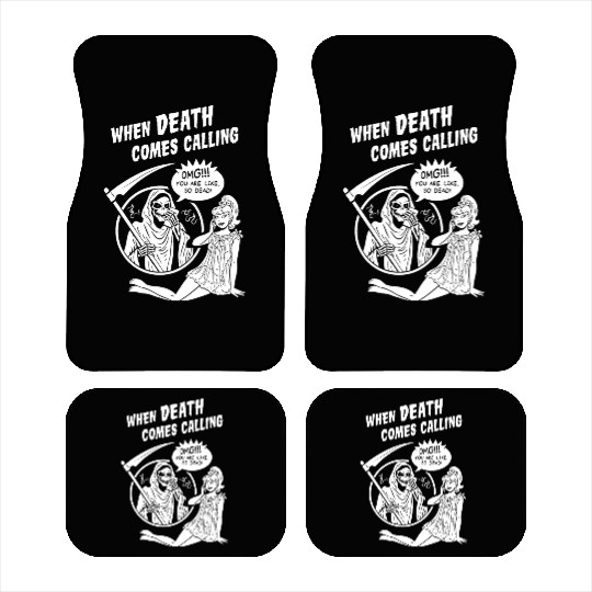 When Death Comes Calling Car Mats