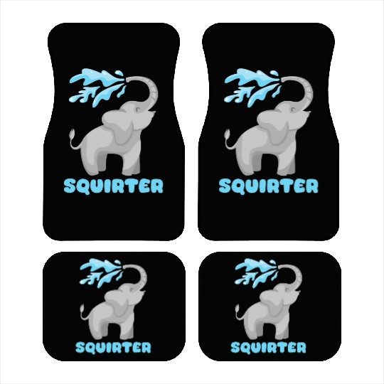 Hilarious Elephant and Inappropriat Gag Nerd, Geek Car Mats