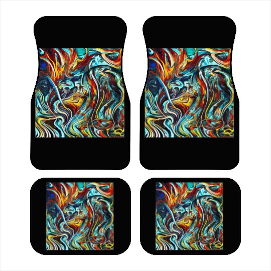 Multi abstrack Car Mats