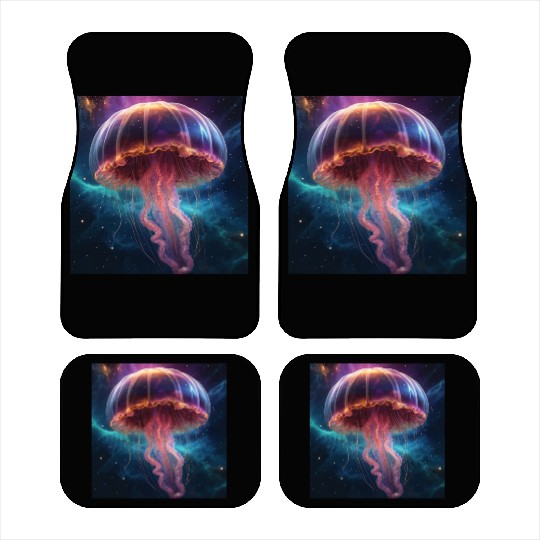 Cosmic Jellyfish Dance Car Mats