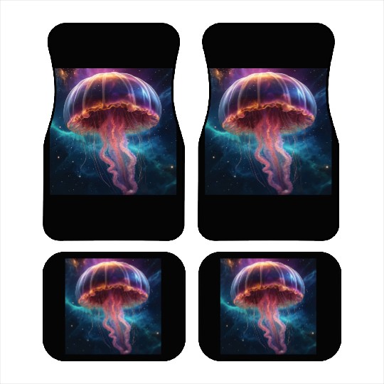 Cosmic Jellyfish Dance Car Mats