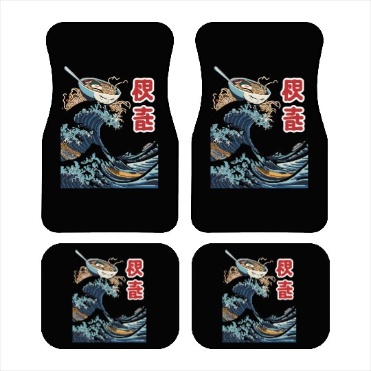 The Great Ramen off Kanagawa Classic Car Mats